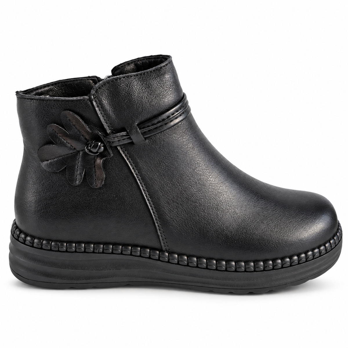 Ghete Casual Damă Formazione 2587 Negru – vedere 1