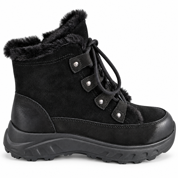 Ghete Casual Damă Franco Gerardo 3602 Negru – vedere 1