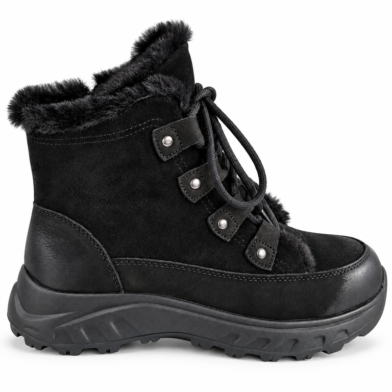 Ghete Casual Damă Franco Gerardo 3602 Negru – vedere 1