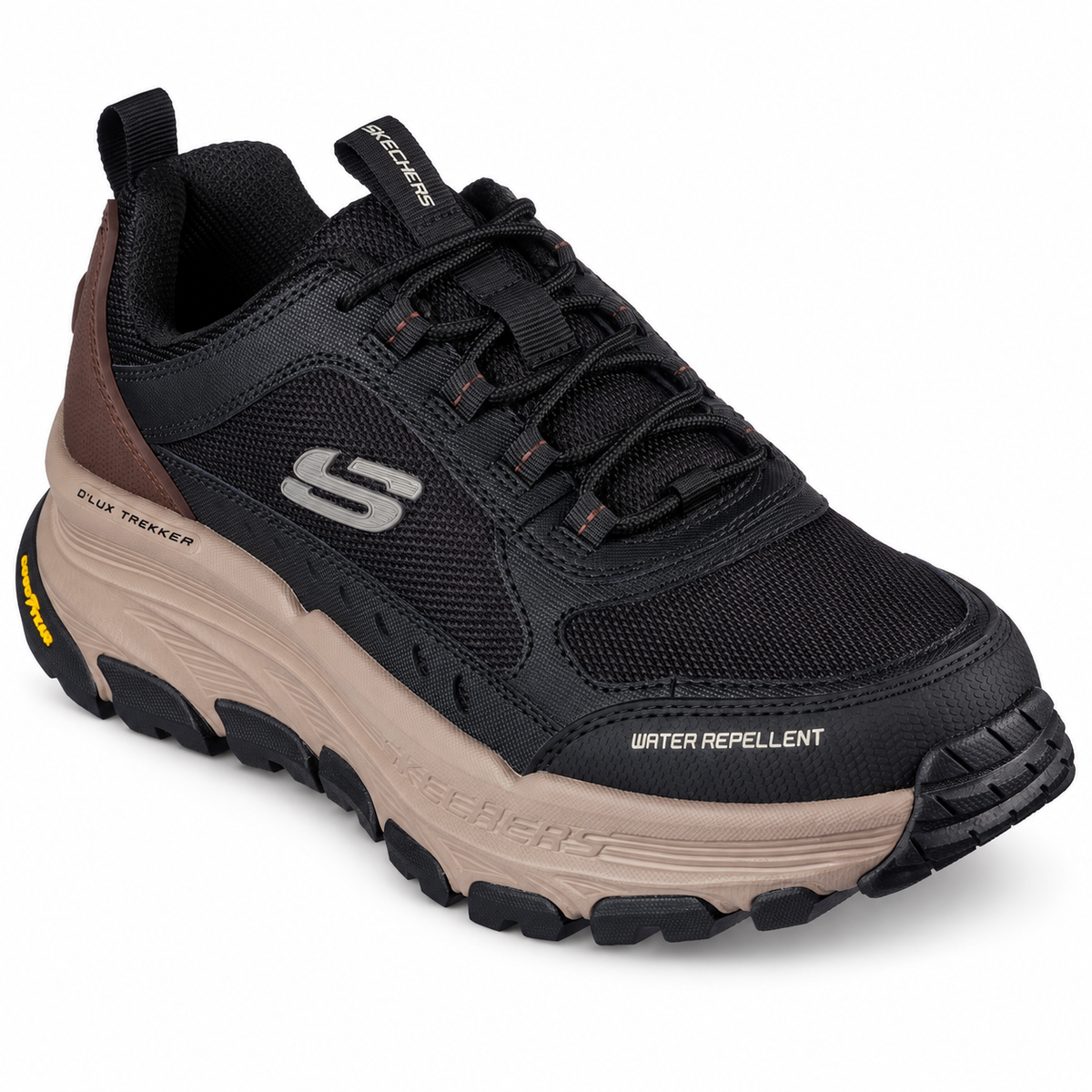 Pantofi Sport Bărbați Skechers 237565 Negru/Natural – Piele Ecologică - vedere 2/5