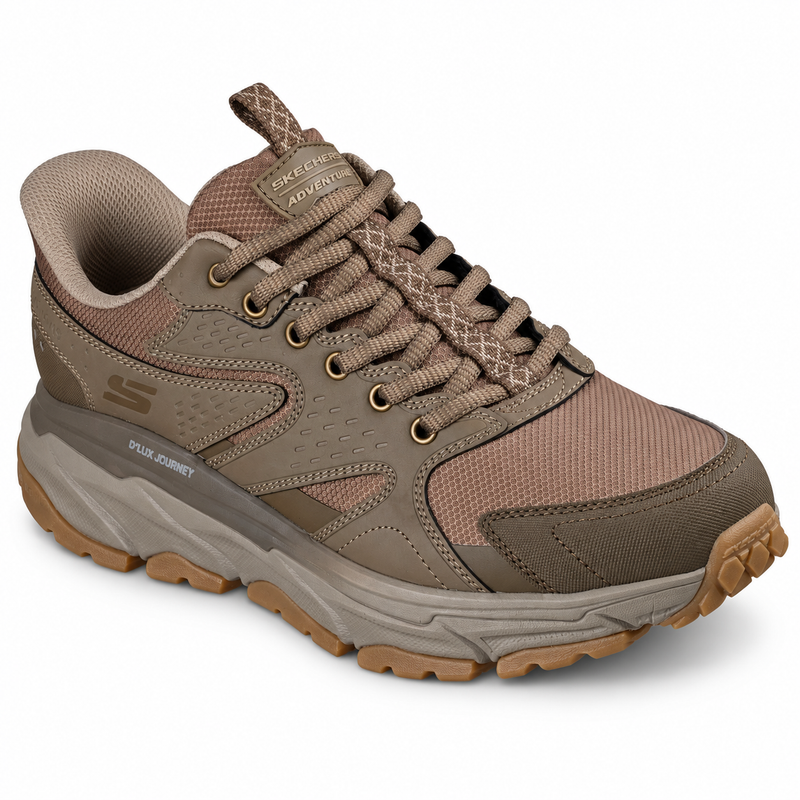 Pantofi Sport Bărbați Skechers 237412 Taupe Închis – Piele Ecologică - vedere 2/5