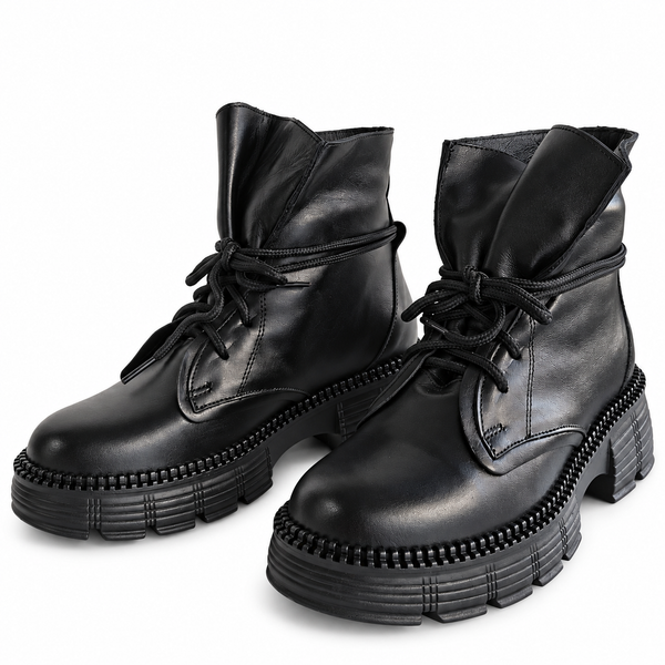 Ghete Casual Damă Dogati 5783-07 Negru – vedere 2