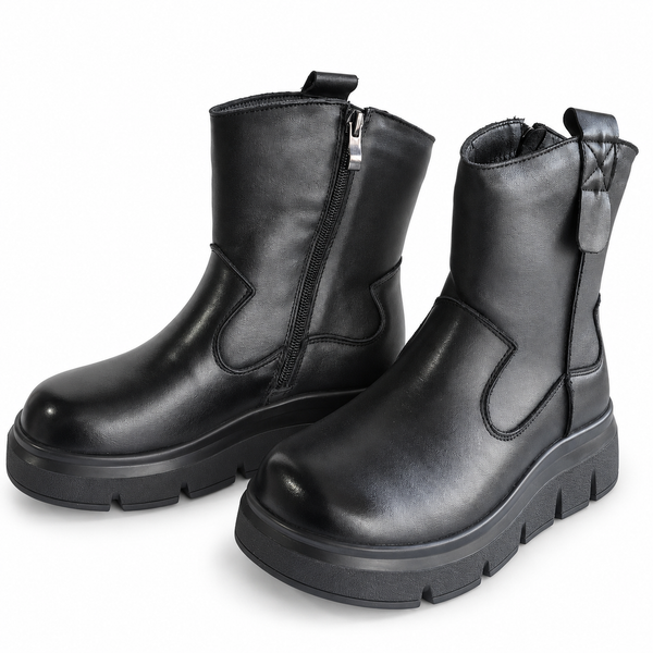 Ghete Casual Damă Franco Gerardo M5232 Negru – vedere 2