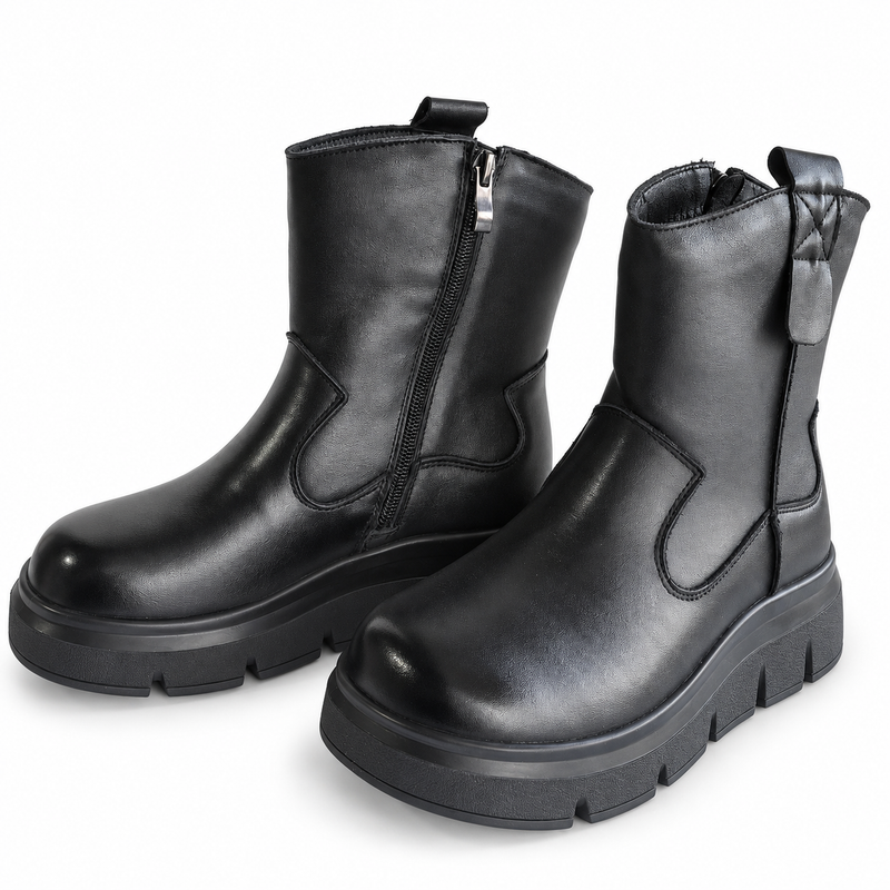Ghete Casual Damă Franco Gerardo M5232 Negru – vedere 2