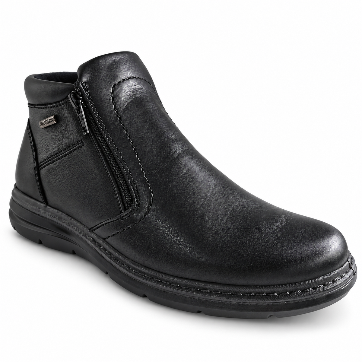 Ghete Casual Bărbați Imac 201488 Negru – Piele Naturală – vedere 2