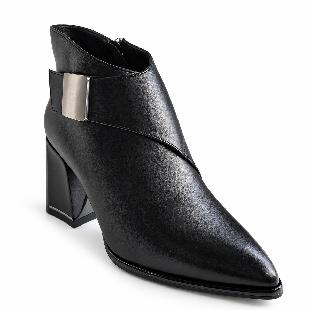Ghete Elegante Damă Epica 1DL90017A Negru – Piele Naturală – vedere 2