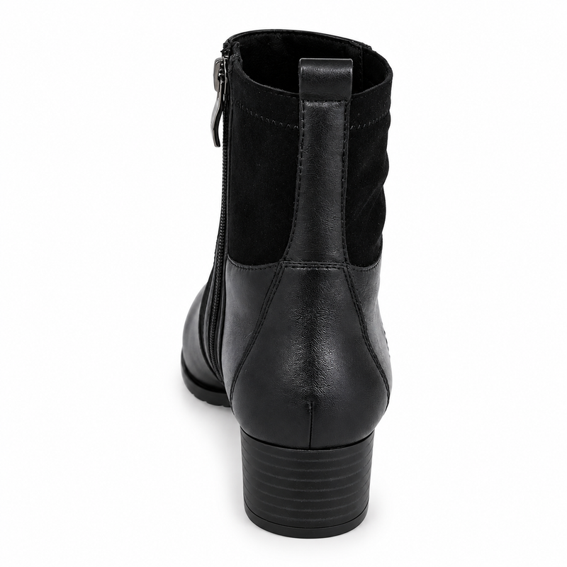 Ghete Casual Damă Caprice 25301-47 019 Negru – vedere 2