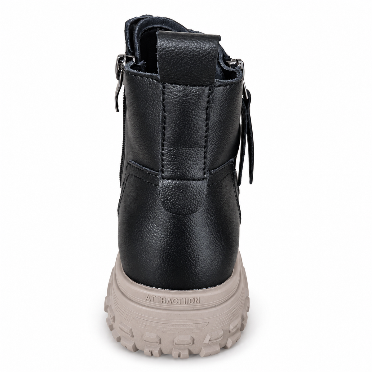 Ghete Casual Damă Franco Gerardo 1292 Negru – vedere 2