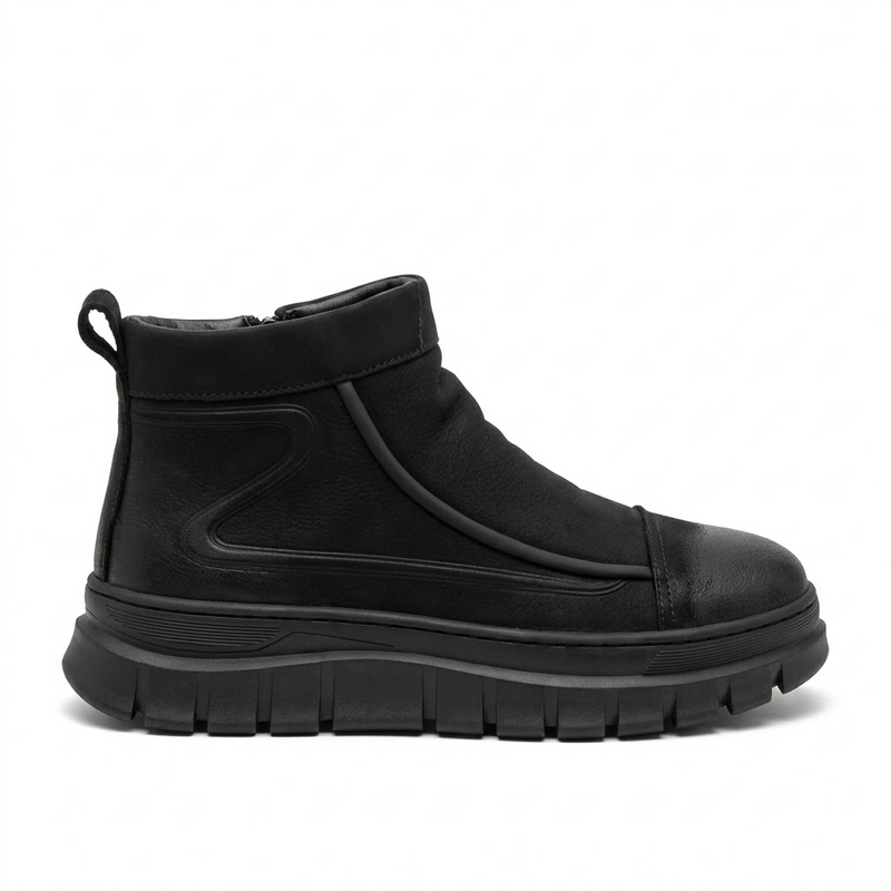Ghete Casual Bărbați Franco Gerardo 5787 Negru – vedere 2