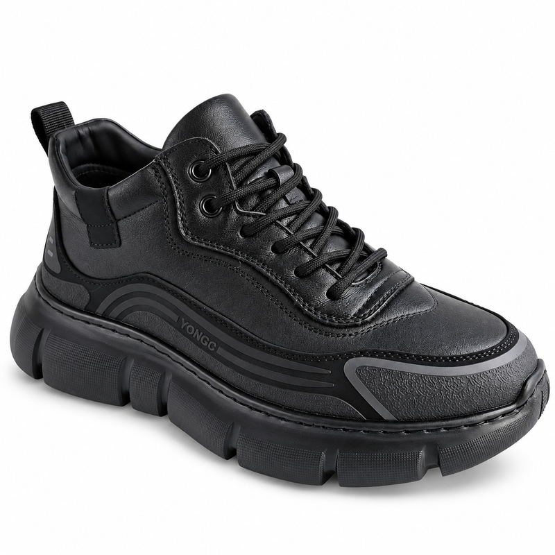 Ghete Casual Bărbați Franco Gerardo 88815 Negru – vedere 2