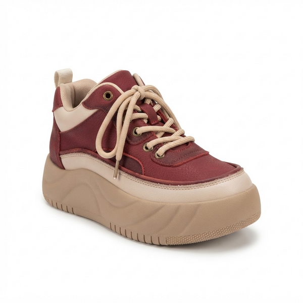Pantofi Sport Damă Franco Gerardo 77038 Roșu – vedere 2