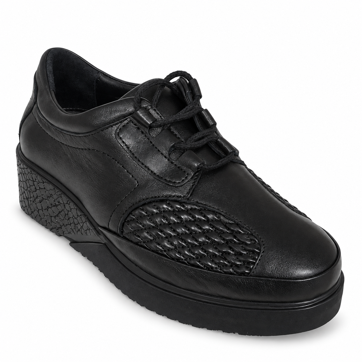 Pantofi Casual Damă Dogati 011 YN-2035 Negru – vedere 2