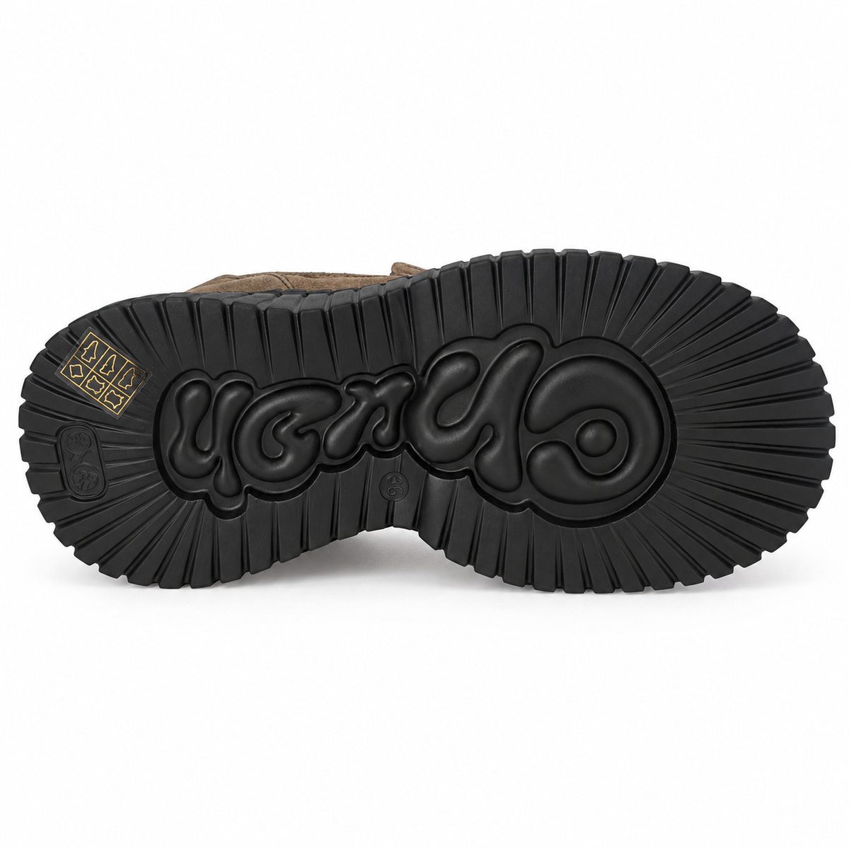 Pantofi Casual Damă Dogati 018 70940 Tutun Velur – vedere 2