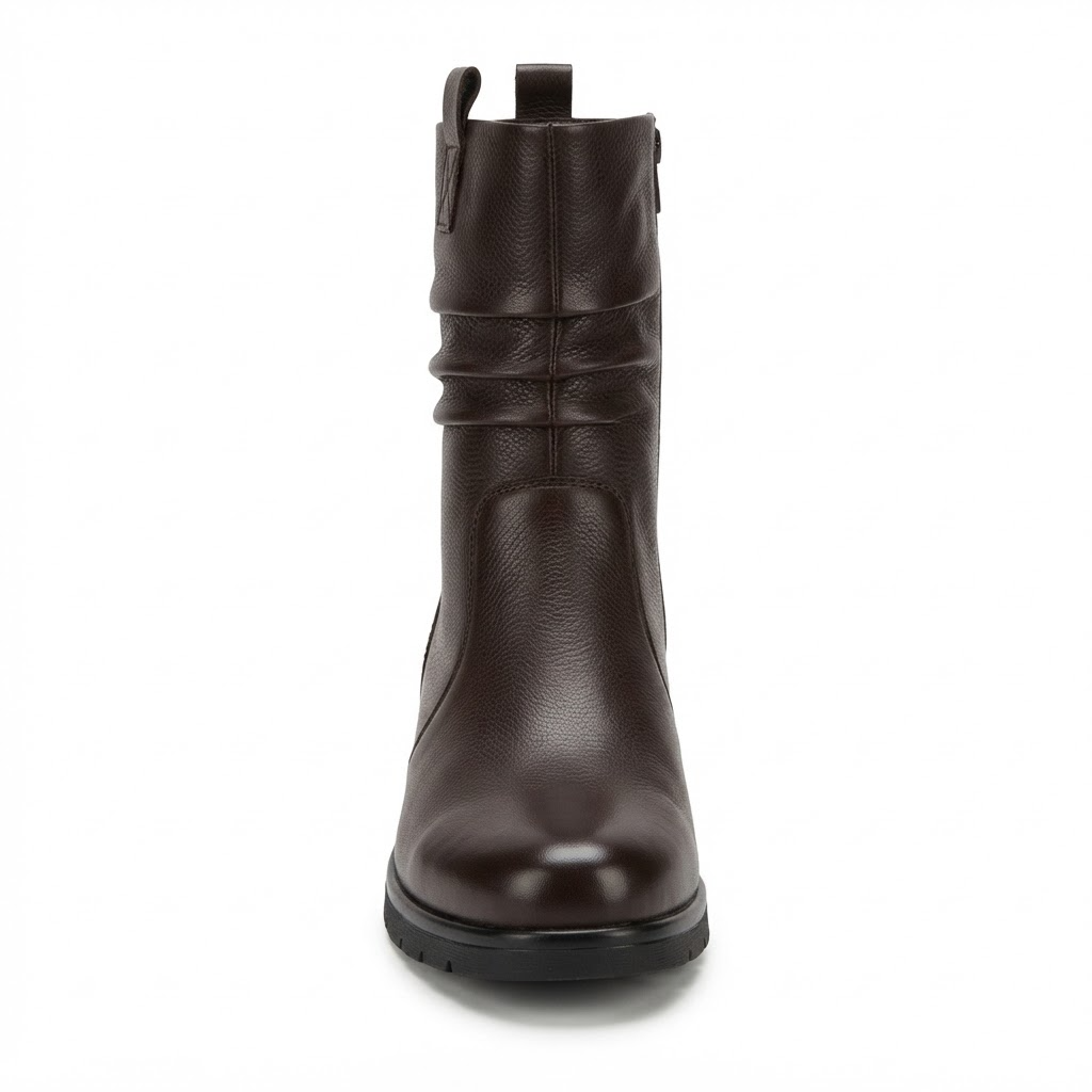 Ghete Casual Damă Caprice 26455-45 337 Maro Închis – Piele Naturală – vedere 2