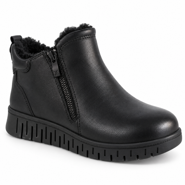 Ghete Casual Damă Caprice 26416-47 022 Negru – vedere 2