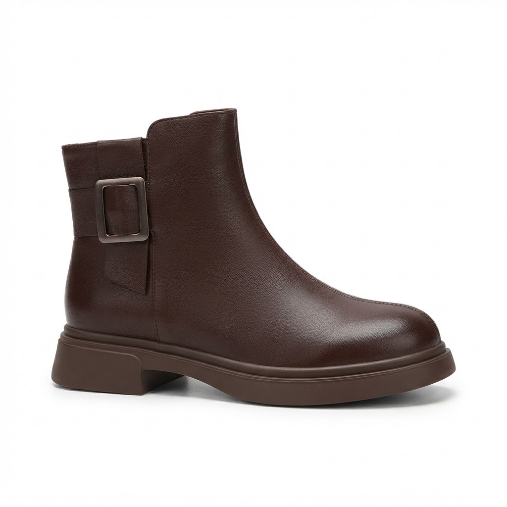 Ghete Casual Damă Formazione M5293 Maro – vedere 2