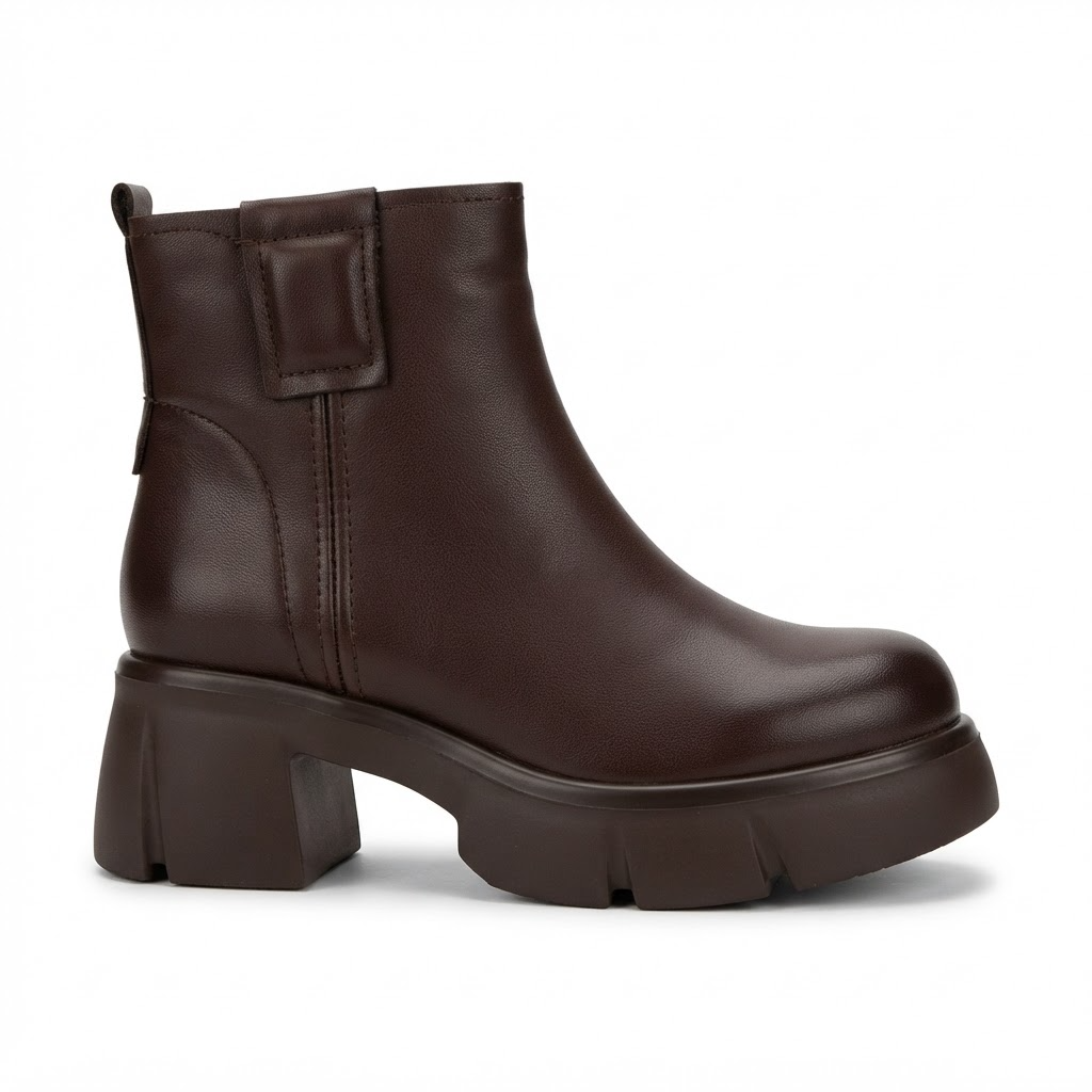 Ghete Casual Damă Formazione 9257 Maro – vedere 2