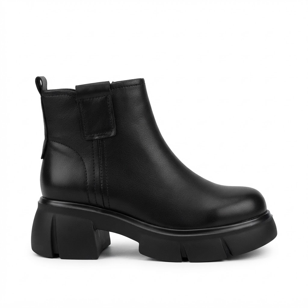 Ghete Casual Damă Formazione 9257 Negru – vedere 2