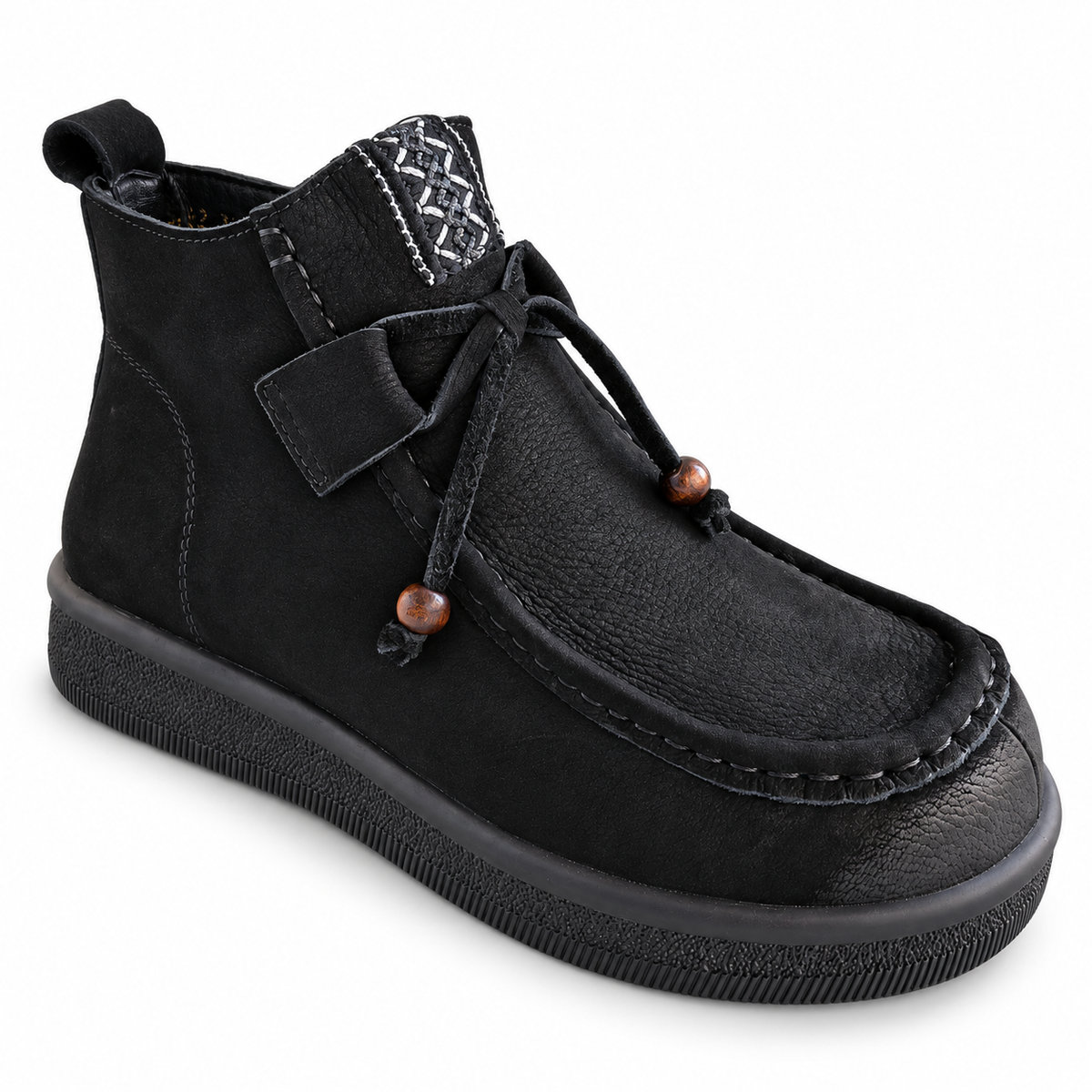 Ghete Casual Damă Franco Gerardo 5782 Negru - vedere 3/25