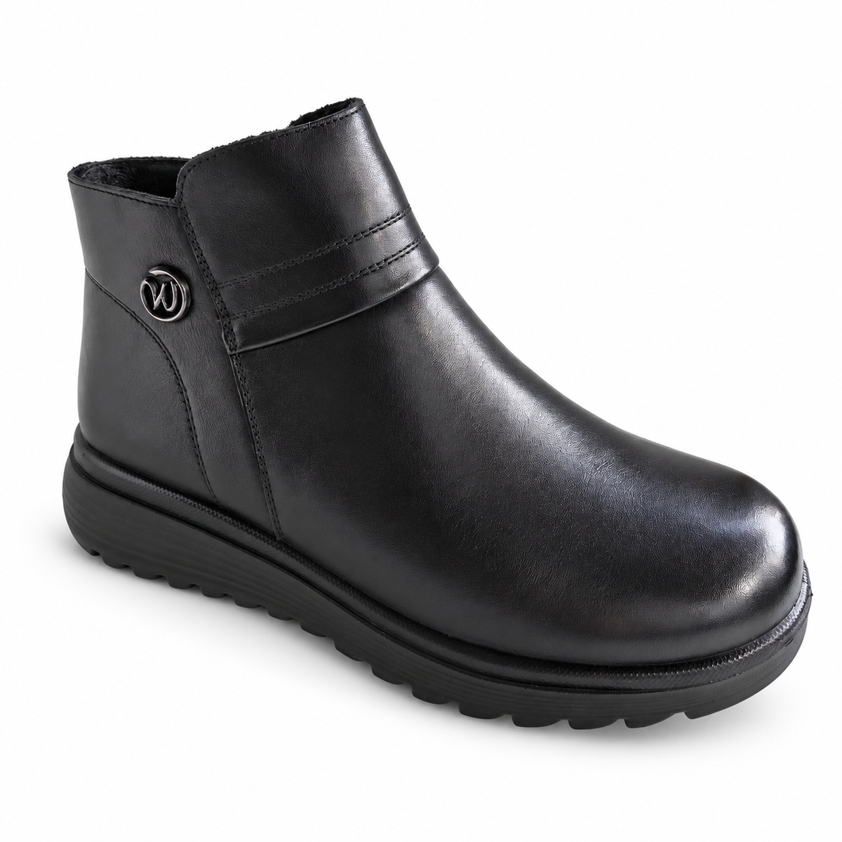 Ghete Casual Damă Formazione M8601 Negru - vedere 3/22