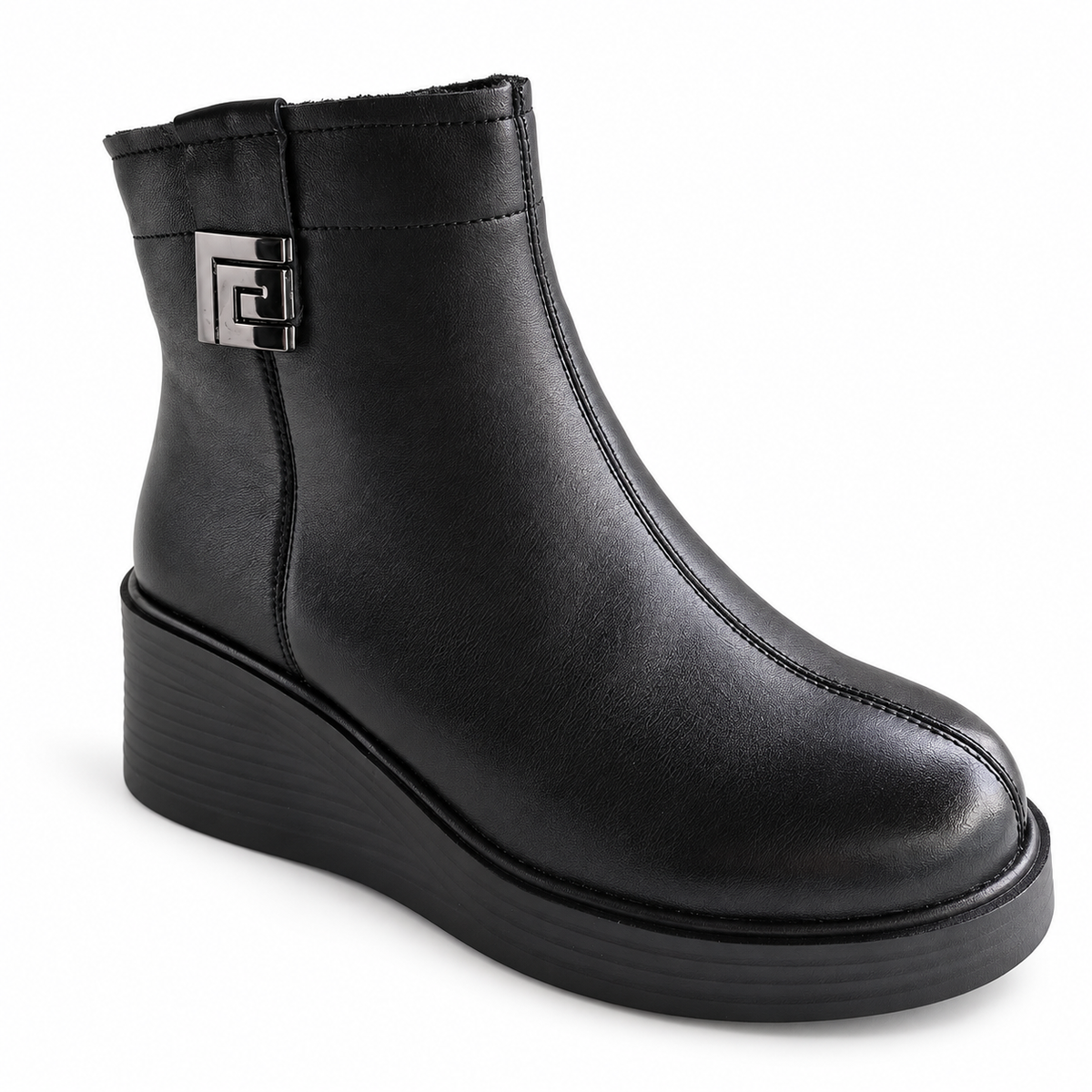 Ghete Casual Damă Pass 990008A Negru – vedere 2