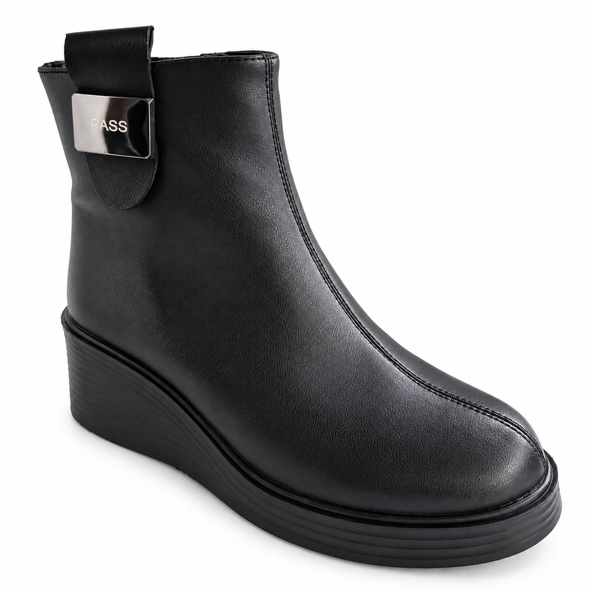 Ghete Casual Damă Pass WB90001A Negru - vedere 3/23