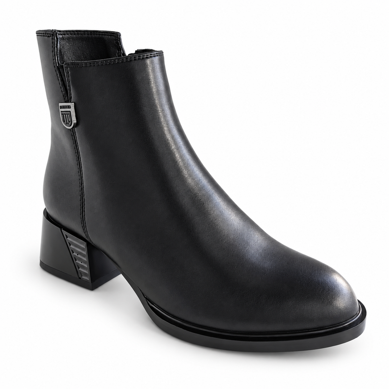 Ghete Casual Damă Pass C5653-V1891-Z007-01 Negru – vedere 2