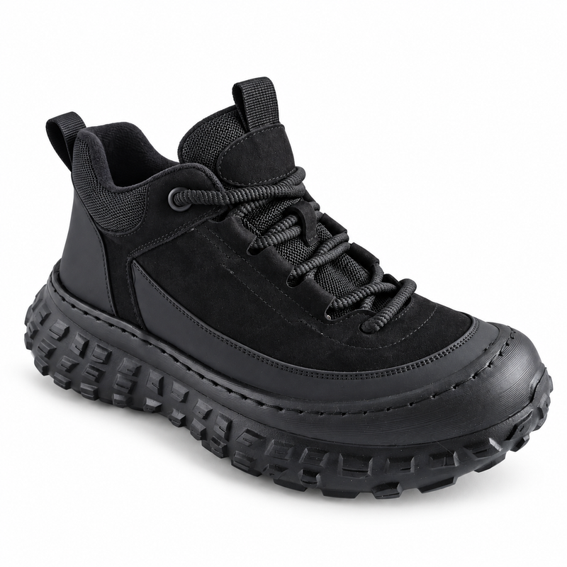 Ghete Casual Bărbați Franco Gerardo 6025 Negru – vedere 2