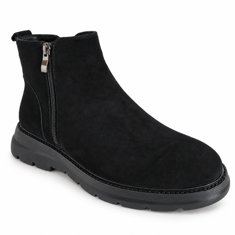 Ghete Casual Bărbați Eldemas Z190360-1C Negru – vedere 2