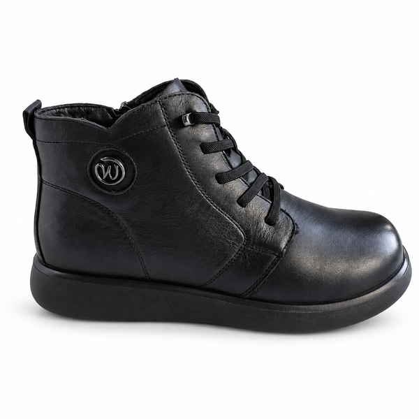 Ghete Casual Damă Formazione M8717 Negru – vedere 2