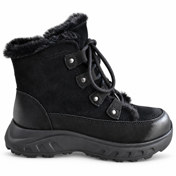 Ghete Casual Damă Franco Gerardo 3602 Negru – vedere 2