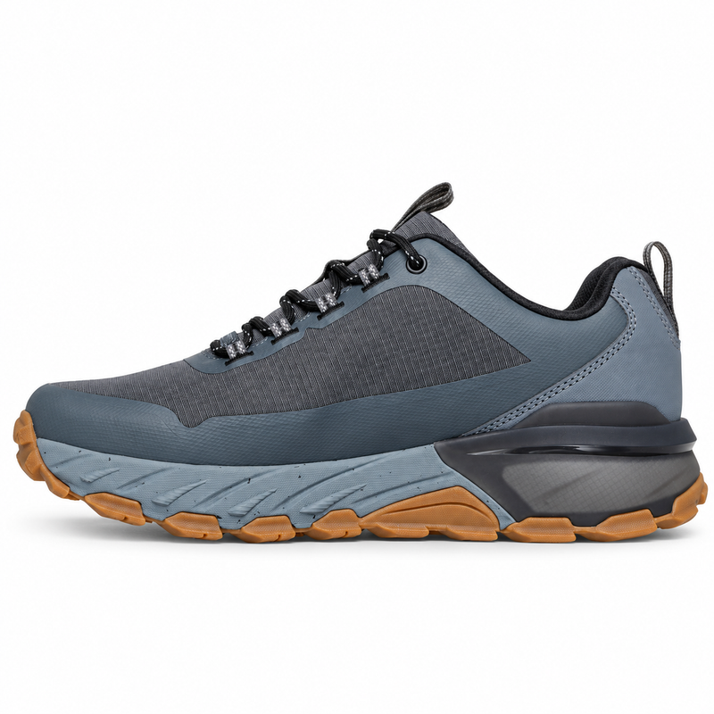 Pantofi Sport Bărbați Skechers 237669 Gri Antracit – Piele Ecologică - vedere 3/5