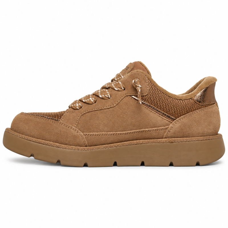Pantofi Casual Damă Skechers 190196 Maro Castaniu – Piele Ecologică - vedere 3/5