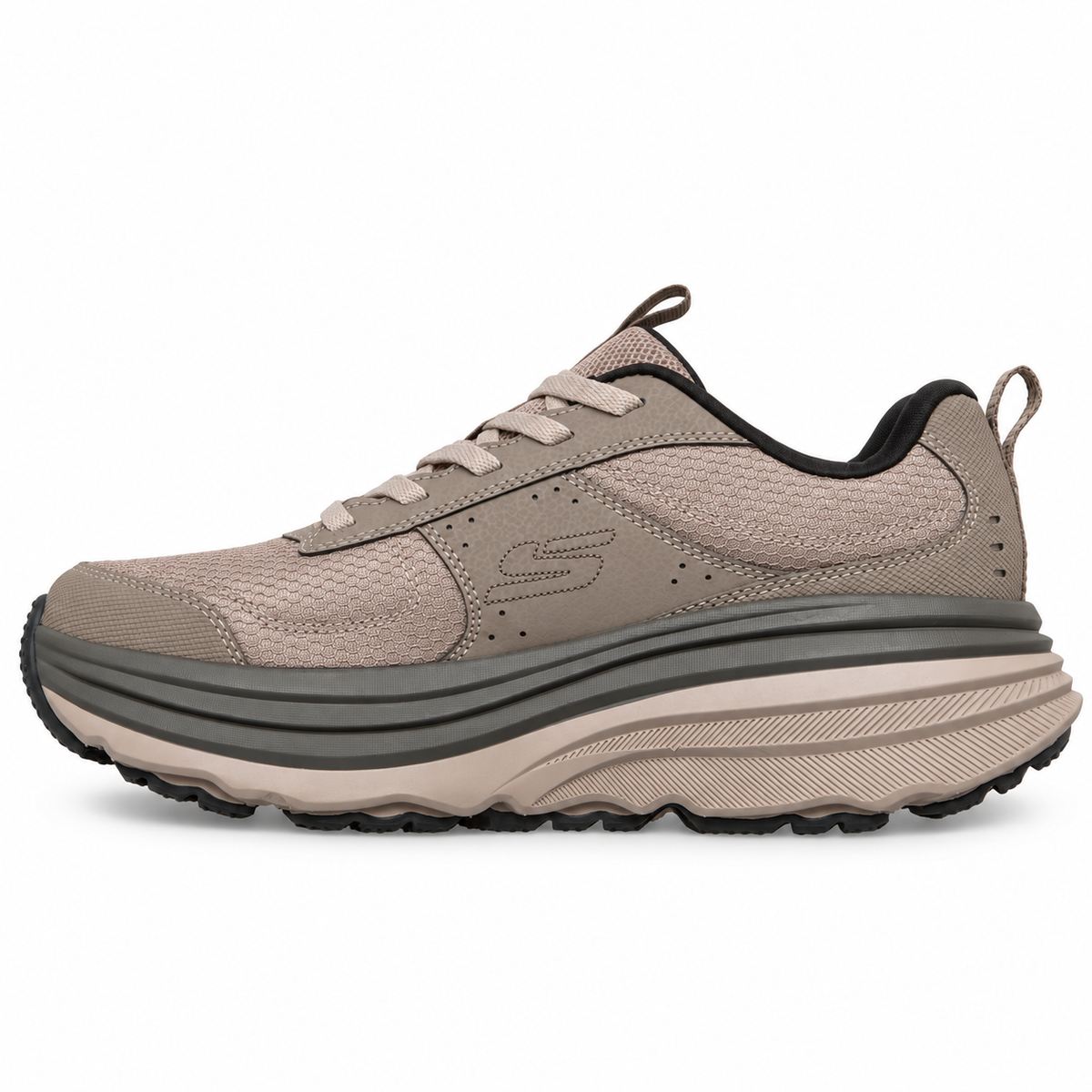 Pantofi Sport Bărbați Skechers 237818 Taupe – Piele Ecologică - vedere 3/5