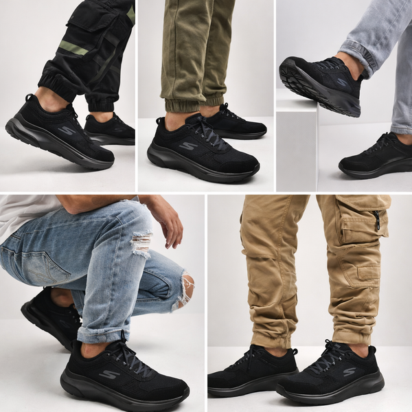 PANTOFI SPORT BARBATI SKECHERS 216650 BBK - imagine 3