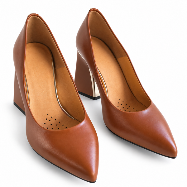 Pantofi Eleganți Damă Sala 20546 2281 Cognac – vedere 3