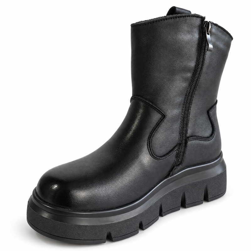 Ghete Casual Damă Franco Gerardo M5232 Negru – vedere 3