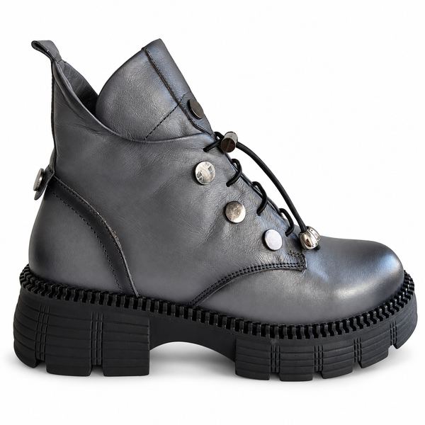 Ghete Casual Damă Dogati 005 5877-1 Gri – vedere 3