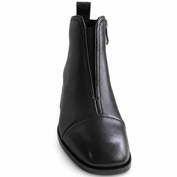 Ghete Casual Damă Karisma 3V1236-S648-G4.5 Negru – Piele Naturală – vedere 3