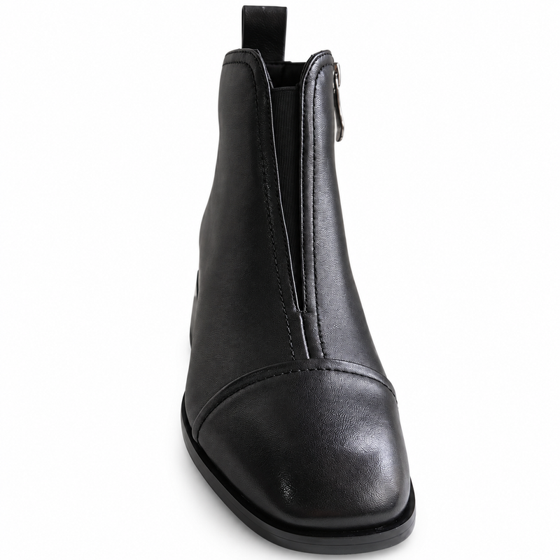 Ghete Casual Damă Karisma 3V1236-S648-G4.5 Negru – Piele Naturală – vedere 3