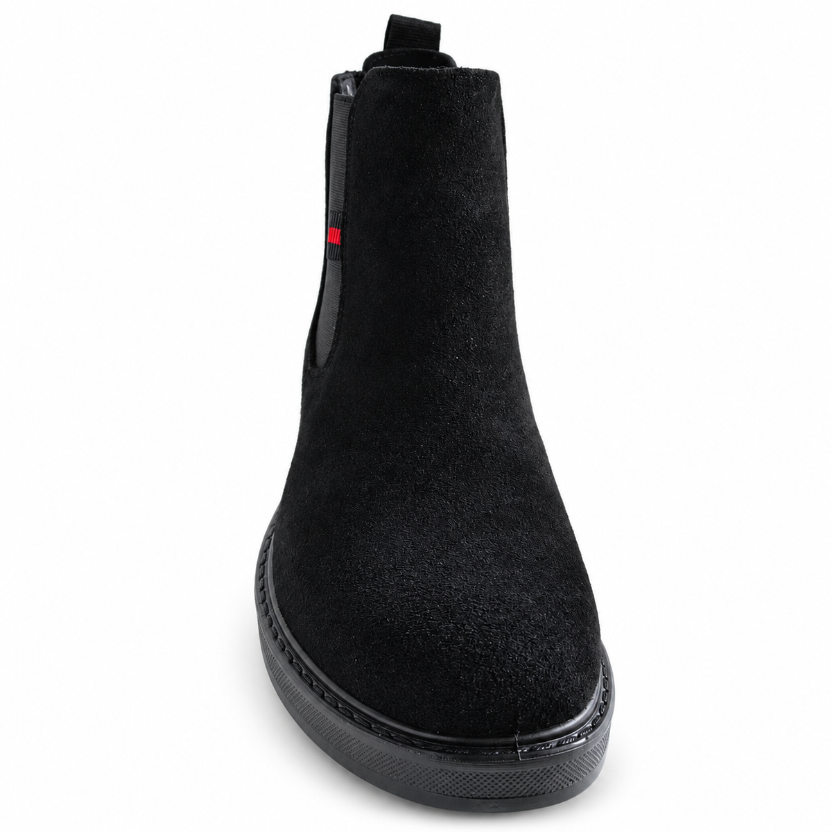 Ghete Casual Damă Pass 1M550006A Negru – Piele Naturală Întoarsă – vedere 3
