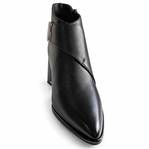 Ghete Elegante Damă Epica 1DL90017A Negru – Piele Naturală – vedere 3