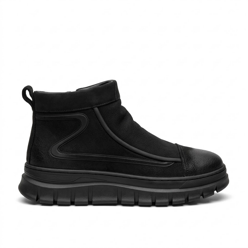 Ghete Casual Bărbați Franco Gerardo 5787 Negru – vedere 3