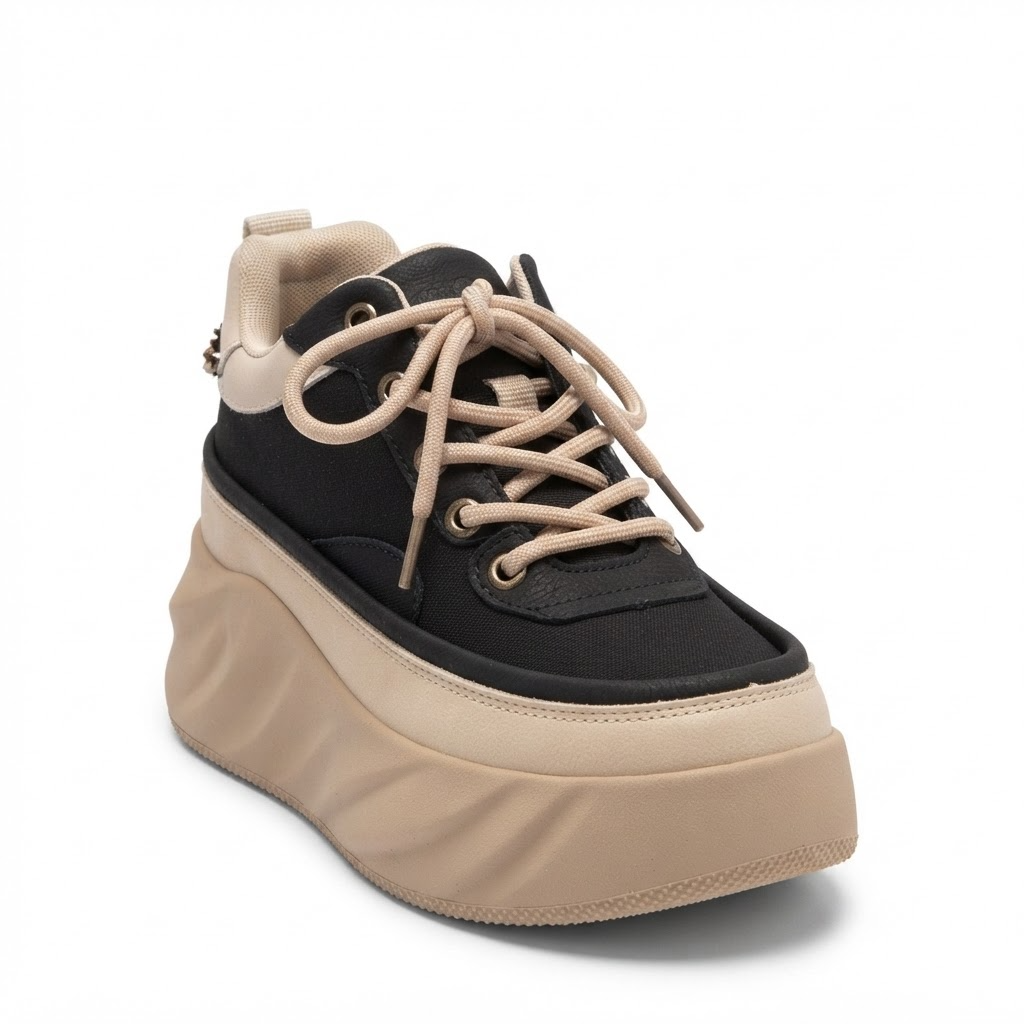 Pantofi Sport Damă Franco Gerardo 77038 Negru – vedere 3