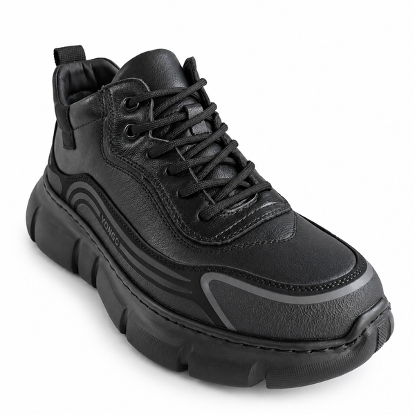 Ghete Casual Bărbați Franco Gerardo 88815 Negru – vedere 3