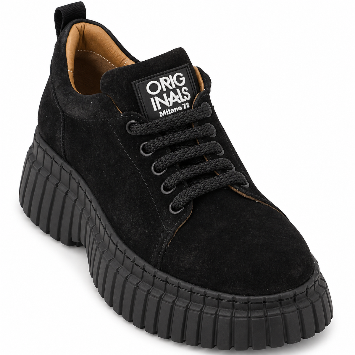 Pantofi Casual Damă Dogati 018 70940 Negru Velur – vedere 3