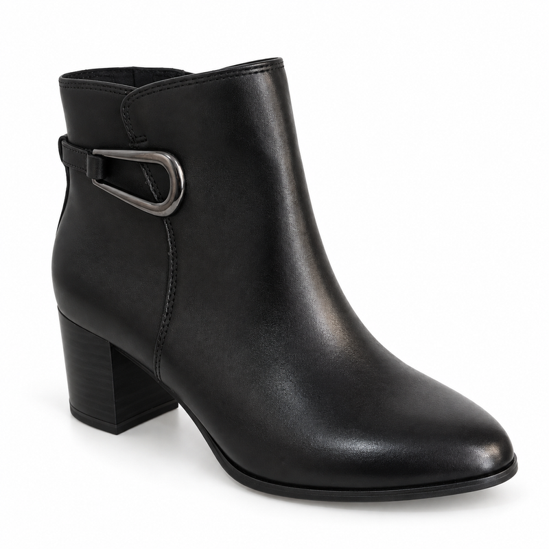 Ghete Casual Damă Caprice 25314-47 022 Negru – vedere 3