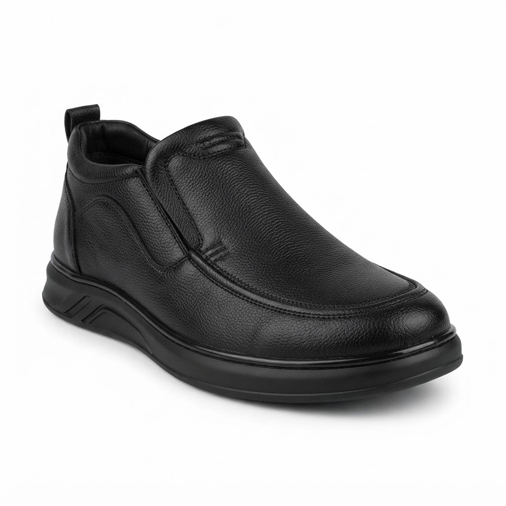 Ghete Casual Bărbați Mels M18012 Negru – vedere 3