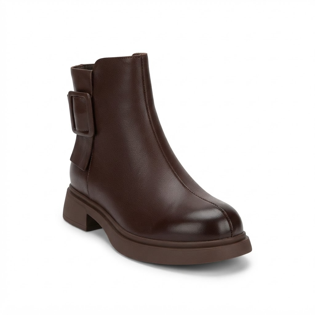Ghete Casual Damă Formazione M5293 Maro – vedere 3