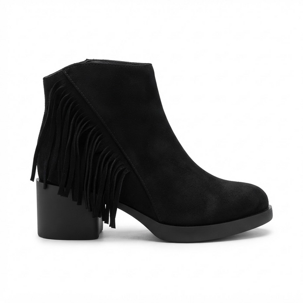 Ghete Casual Damă Formazione 963-5 Negru – vedere 3